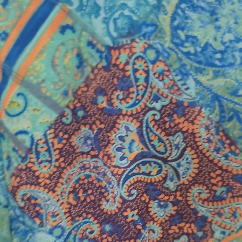 Chic Blue Patterned Mini Dress - image 4